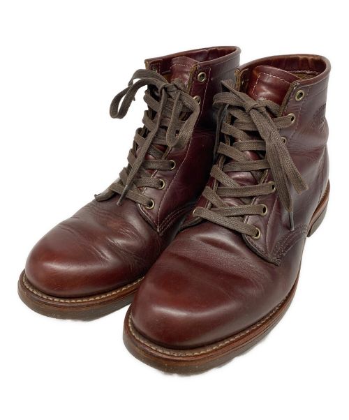 CHIPPEWA（チペワ）CHIPPEWA (チペワ) レースアップブーツ ブラウン サイズ:25cmの古着・服飾アイテム