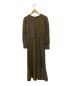 Ameri (アメリ) PENTAGON NECK FOLD HEM DRESS オリーブ サイズ:S 未使用品：18000円