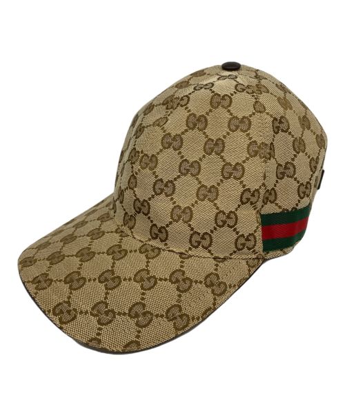 GUCCI（グッチ）GUCCI (グッチ) GGキャンバス ベースボールキャップの古着・服飾アイテム