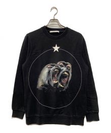 GIVENCHY（ジバンシィ）の古着「モンキーブラザーズプリント スウェット」｜ブラック