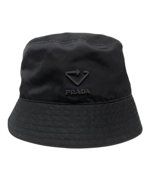 PRADA（プラダ）PRADA (プラダ) CAPPELLI RE-NYLON ブラック サイズ:Lの古着・服飾アイテム