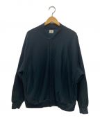 BLURHMSブラームス）の古着「Soft&Hard Sweat Snap Cardigan」｜ブラック