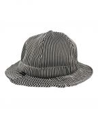 SUPREMEシュプリーム）の古着「STRIPE MESH BELL HAT」｜ネイビー