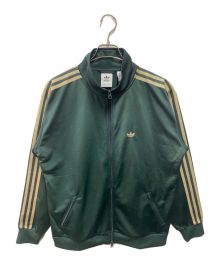 adidas（アディダス）の古着「ベッケンバウアートラックトップ」｜グリーン