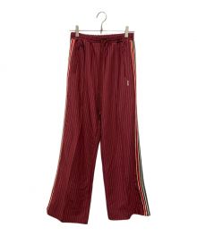 MAISON SPECIAL（メゾンスペシャル）の古着「Side Line Jersey Straight Pants」｜レッド