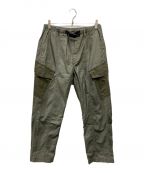 WILD THINGSワイルドシングス）の古着「BACKSATIN FIELD CARGO PANTS」｜カーキ