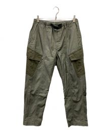 WILD THINGS（ワイルドシングス）の古着「BACKSATIN FIELD CARGO PANTS」｜カーキ