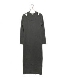 Ron Herman（ロンハーマン）の古着「Stretch Ribbed Dress」｜グレー