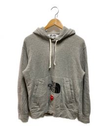 THE NORTH FACE×PLAY COMME des GARCONS（ザ ノース フェイス×プレイ コムデギャルソン）の古着「PULLOVER HOODIE」｜グレー