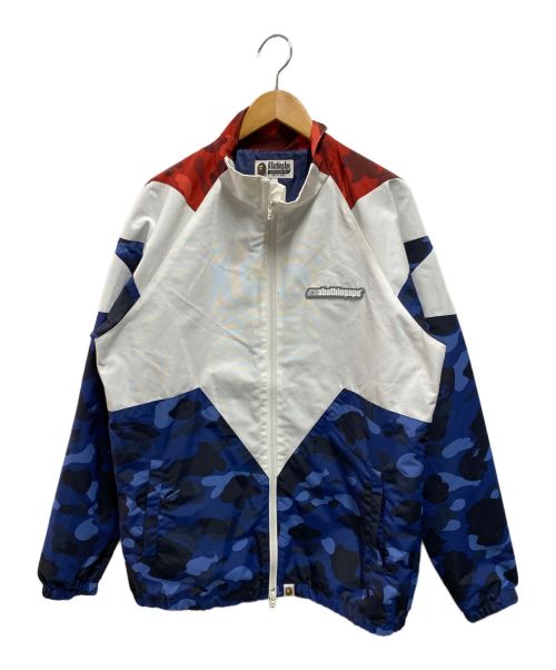 A BATHING APE（アベイシングエイプ）A BATHING APE (アベイシングエイプ) ナイロンジャケット ホワイト サイズ:Lの古着・服飾アイテム