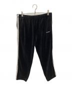 SUPREMEシュプリーム）の古着「studded velour track pant」｜ブラック