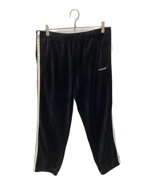 SUPREME（シュプリーム）SUPREME (シュプリーム) studded velour track pant ブラック サイズ:Мの古着・服飾アイテム