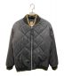 stussy（ステューシー）の古着「Quilted Varsity Jacket」｜ブラック