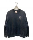 stussy×NIKEステューシー×ナイキ）の古着「Fleece Crew Sweatshirt」｜ブラック