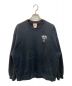 stussy（ステューシー）の古着「Fleece Crew Sweatshirt」｜ブラック