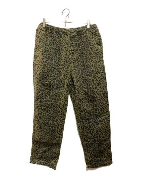 stussy（ステューシー）stussy (ステューシー) Leopard Beach Pant グリーン サイズ:Lの古着・服飾アイテム