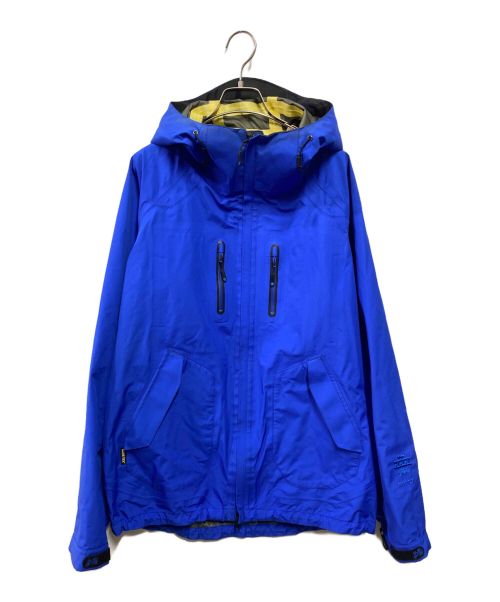 stussy（ステューシー）stussy (ステューシー) AFDICEGEAR (エーエフディーアイスギア) GORE-TEX JACKET マウンテンパーカー 30周年アイテム ブルー サイズ:XLの古着・服飾アイテム