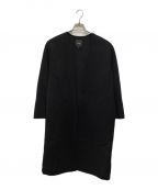 theoryセオリー）の古着「Luxe New Divide Collarless Coat」｜ブラック