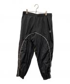 BoTTボット）の古着「Piped Track Pants」｜ブラック