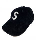 SUPREMEシュプリーム）の古着「corduroy s logo 6-panel」｜ブラック