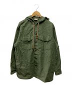 orSlowオアスロウ）の古着「US ARMY HOODED SHIRT JACKET」｜グリーン