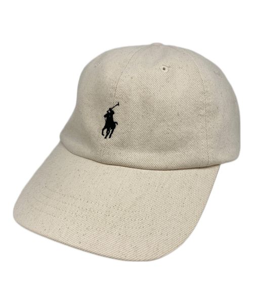 POLO RALPH LAUREN（ポロ・ラルフローレン）POLO RALPH LAUREN (ポロ・ラルフローレン) Ron Herman (ロンハーマン) キャップ アイボリーの古着・服飾アイテム