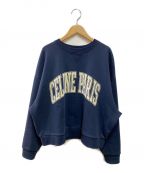 CELINEセリーヌ）の古着「OVERSIZED SWEATSHIRT」｜ネイビー