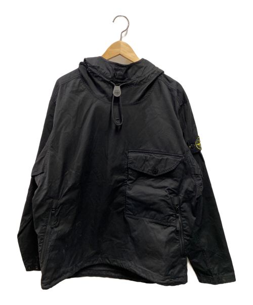 STONE ISLAND（ストーンアイランド）STONE ISLAND (ストーンアイランド) ガーメントダイアノラックパーカー ブラック サイズ:Sの古着・服飾アイテム