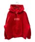 SUPREME（シュプリーム）の古着「inside out box logo hooded」｜レッド