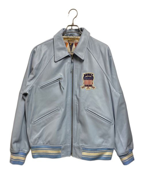 AVIREX（アヴィレックス）AVIREX (アヴィレックス) VARSITY JACKET ブルー サイズ:XLの古着・服飾アイテム