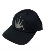 stussyステューシー）の古着「Low Profile Bent Crown Snapback」｜ブラック