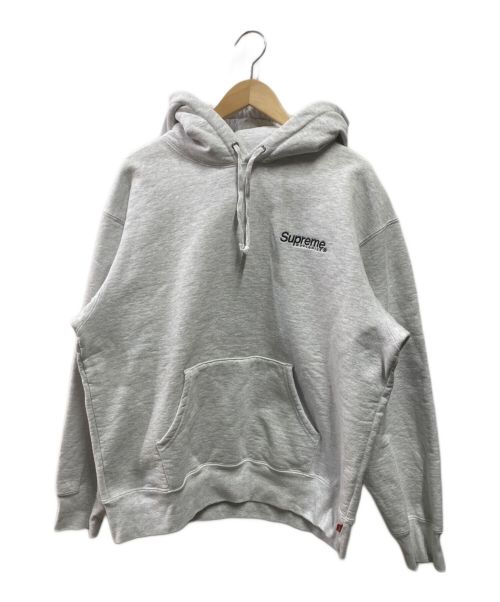 SUPREME（シュプリーム）SUPREME (シュプリーム) Worldwide Hooded Sweatshirt グレー サイズ:Мの古着・服飾アイテム