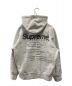 SUPREME (シュプリーム) Worldwide Hooded Sweatshirt グレー サイズ:М：25000円