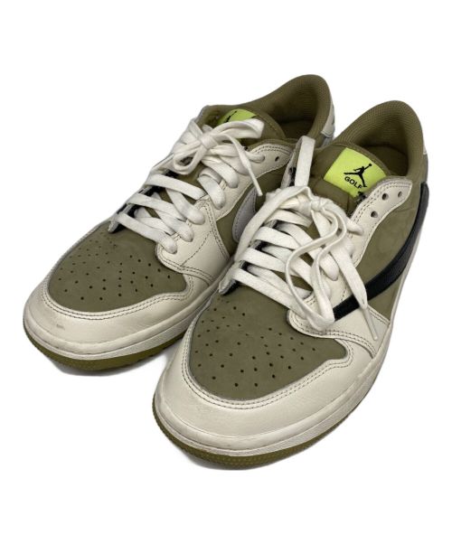 NIKE（ナイキ）NIKE (ナイキ) Travis Scott (トラヴィス スコット) Air Jordan 1 Low Golf NRG Neutral Olive オリーブ サイズ:US8.5の古着・服飾アイテム