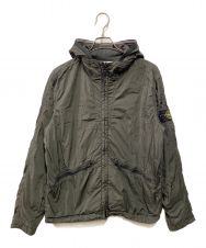 STONE ISLAND (ストーンアイランド) ナイロンフーディージャケット オリーブ サイズ:М