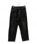 ACNE STUDIOS Bla konstアクネステュディオスブロコンスト）の古着「1991 Toj Vintage Black Loose Fit Jeans 3654050028」｜ブラック