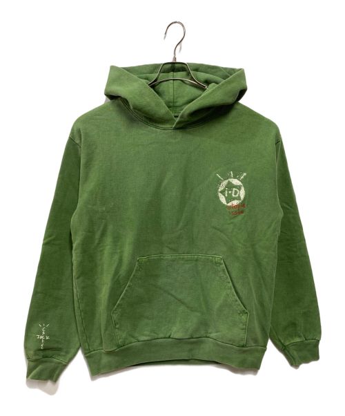 cactus jack（カクタス・ジャック）cactus jack (カクタス・ジャック) the utopia issue hoodie グリーン サイズ:Lの古着・服飾アイテム