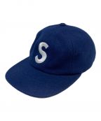 SUPREMEシュプリーム）の古着「Wool S logo 6Panel」｜ネイビー