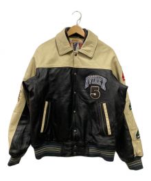 AVIREX（アヴィレックス）の古着「STADIUM JACKET WILD BEARS」｜アイボリー