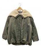 CLANEクラネ）の古着「BALLOON DESIGN HOODED N3B」｜カーキ