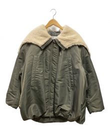 CLANE（クラネ）の古着「BALLOON DESIGN HOODED N3B」｜カーキ