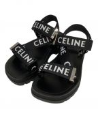 CELINEセリーヌ）の古着「Leo Strappy Sandal」｜ブラック