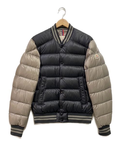 MONCLER（モンクレール）MONCLER (モンクレール) BRADFORD GIUBBOTTO ブラック×ベージュ サイズ:2の古着・服飾アイテム