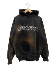 SUPREME (シュプリーム) Patchwork Hooded Sweatshirt ブラック サイズ:М