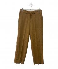 AURALEE (オーラリー) WOOL CUPRA LINEN CLOTH SLACKS ベージュ サイズ:4