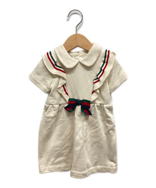 GUCCI（グッチ）GUCCI (グッチ) ワンピース アイボリー サイズ:24ｍ 未使用品の古着・服飾アイテム