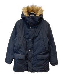 PAUL SMITH（ポールスミス）の古着「HOODED DOWN COAT / ダウンコート」｜ネイビー