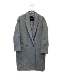 ATON（エイトン）の古着「MELTON CHESTER COAT / メルトンチェスターコート」｜グレー