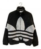 adidasアディダス）の古着「SHERPA JACKET」｜ブラック