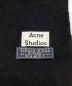 Acne studios (アクネストゥディオス) ストール ブラック サイズ:表記なし：9800円